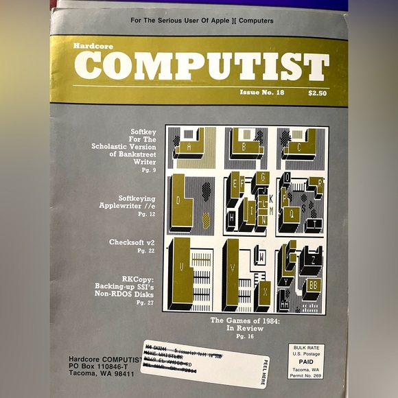 12 Hardcore Computist Issues 1980’s Collectible Rare. Superb condition. - Picture 9 of 14